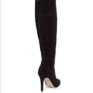 Dolce Vita Kavan Black Over the Knee Suede Boots